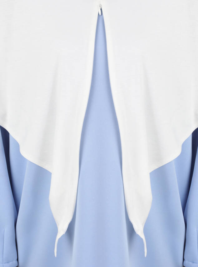 Fermuarlı Ayarlanabilir Viskon Kumaş Hijab Likralı Şal - 17