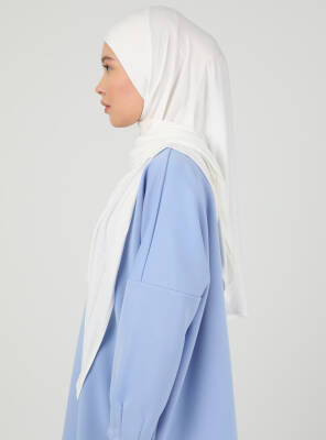 Fermuarlı Ayarlanabilir Viskon Kumaş Hijab Likralı Şal - 20