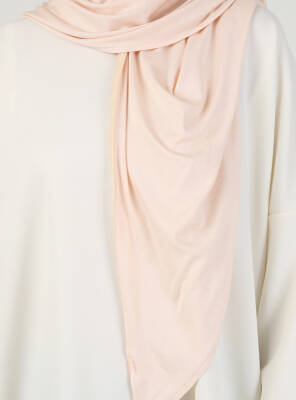 Fermuarlı Ayarlanabilir Viskon Kumaş Hijab Likralı Şal - 47