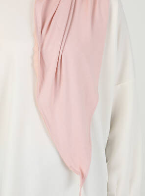 Fermuarlı Ayarlanabilir Viskon Kumaş Hijab Likralı Şal - 52