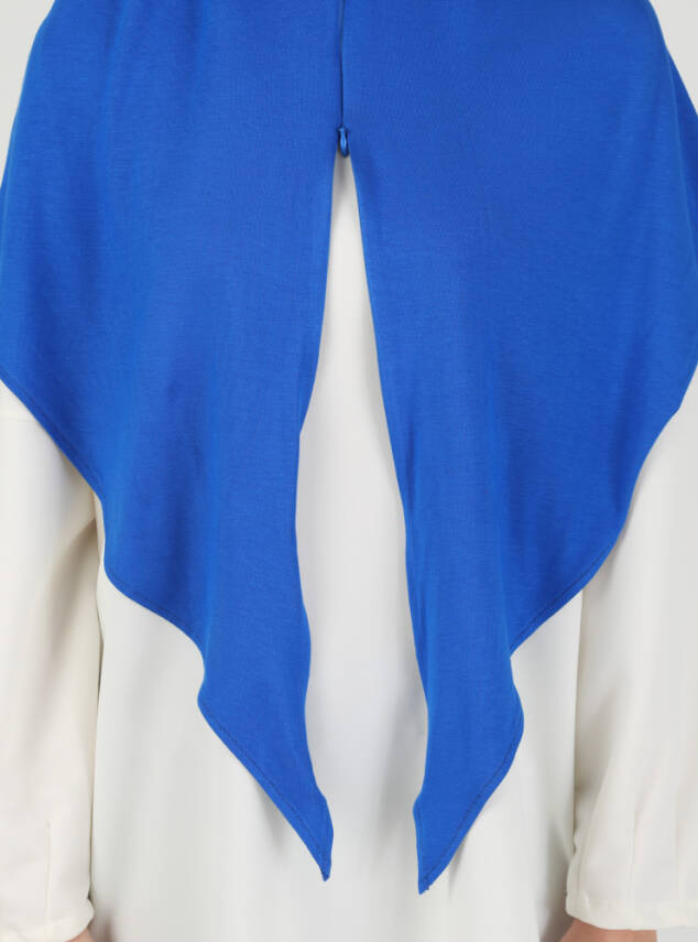 Fermuarlı Ayarlanabilir Viskon Kumaş Hijab Likralı Şal - 53