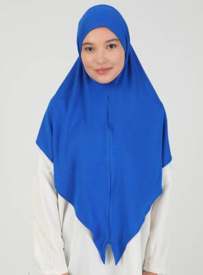 Fermuarlı Ayarlanabilir Viskon Kumaş Hijab Likralı Şal - 54