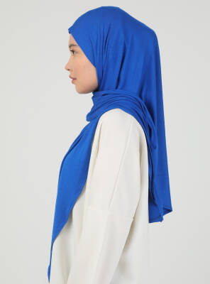 Fermuarlı Ayarlanabilir Viskon Kumaş Hijab Likralı Şal - 56