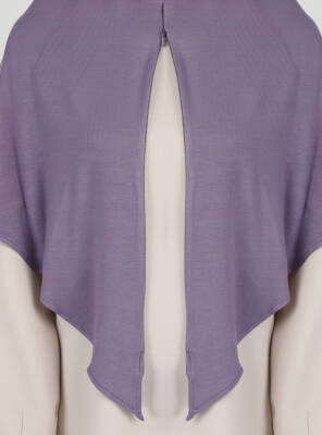 Fermuarlı Ayarlanabilir Viskon Kumaş Hijab Likralı Şal - 58