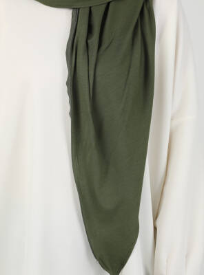 Fermuarlı Ayarlanabilir Viskon Kumaş Hijab Likralı Şal - 67