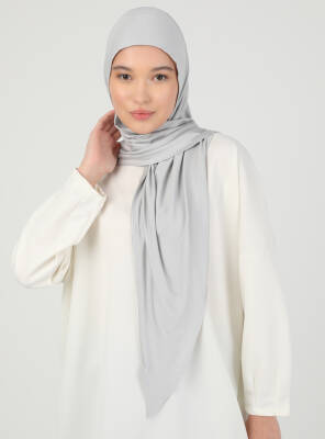 Fermuarlı Ayarlanabilir Viskon Kumaş Hijab Likralı Şal - 70