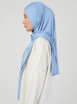 Fermuarlı Ayarlanabilir Viskon Kumaş Hijab Likralı Şal - 81