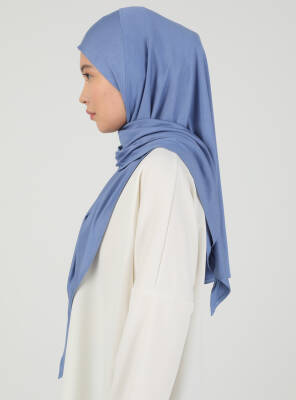 Fermuarlı Ayarlanabilir Viskon Kumaş Hijab Likralı Şal - 86