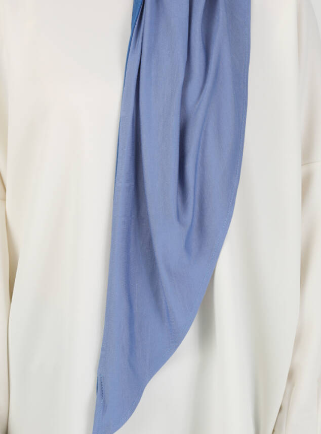 Fermuarlı Ayarlanabilir Viskon Kumaş Hijab Likralı Şal - 87