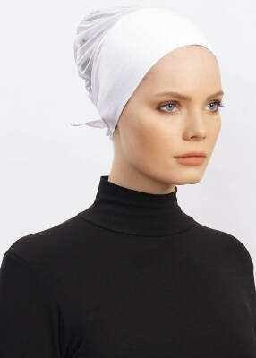 Hava Alan Tesettür Tüllü Bone - 7