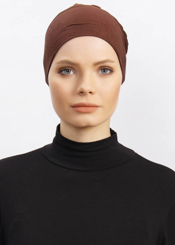 Hava Alan Tesettür Tüllü Bone - 15