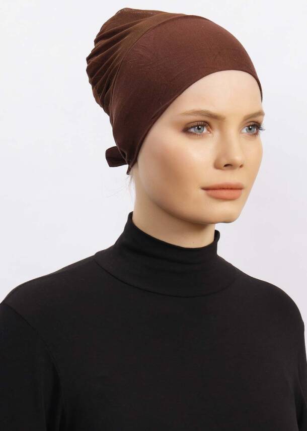 Hava Alan Tesettür Tüllü Bone - 16