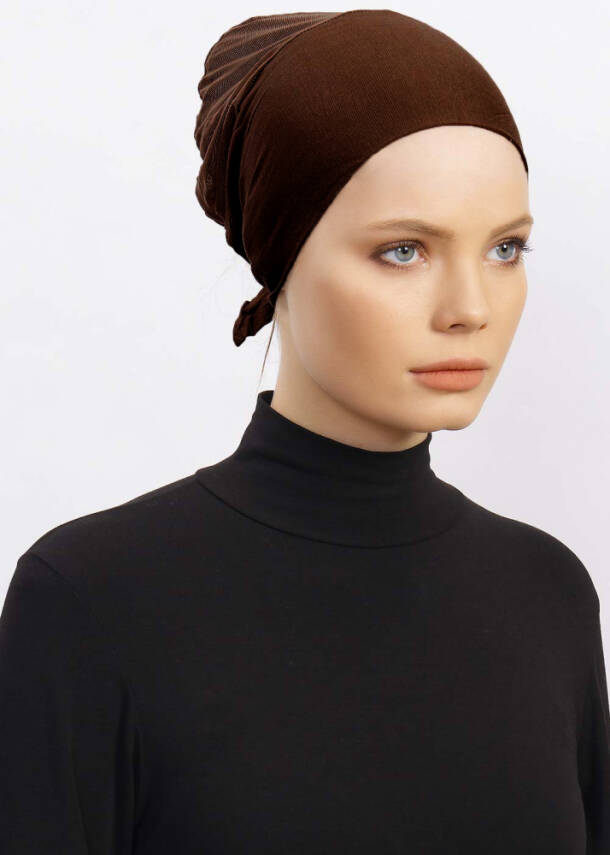 Hava Alan Tesettür Tüllü Bone - 19