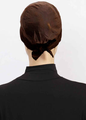 Hava Alan Tesettür Tüllü Bone - 20