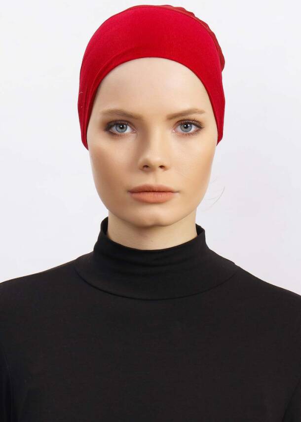 Hava Alan Tesettür Tüllü Bone - 22