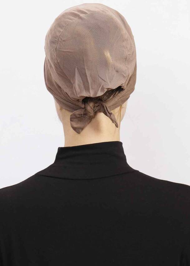 Hava Alan Tesettür Tüllü Bone - 26