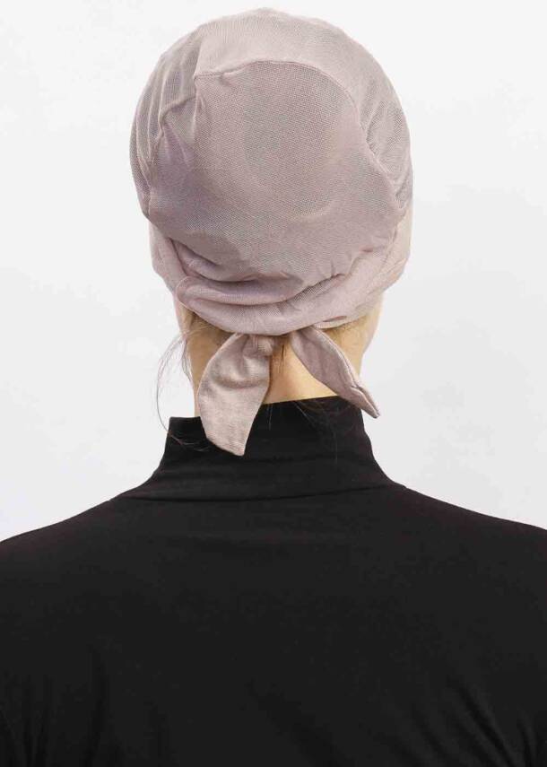 Hava Alan Tesettür Tüllü Bone - 28