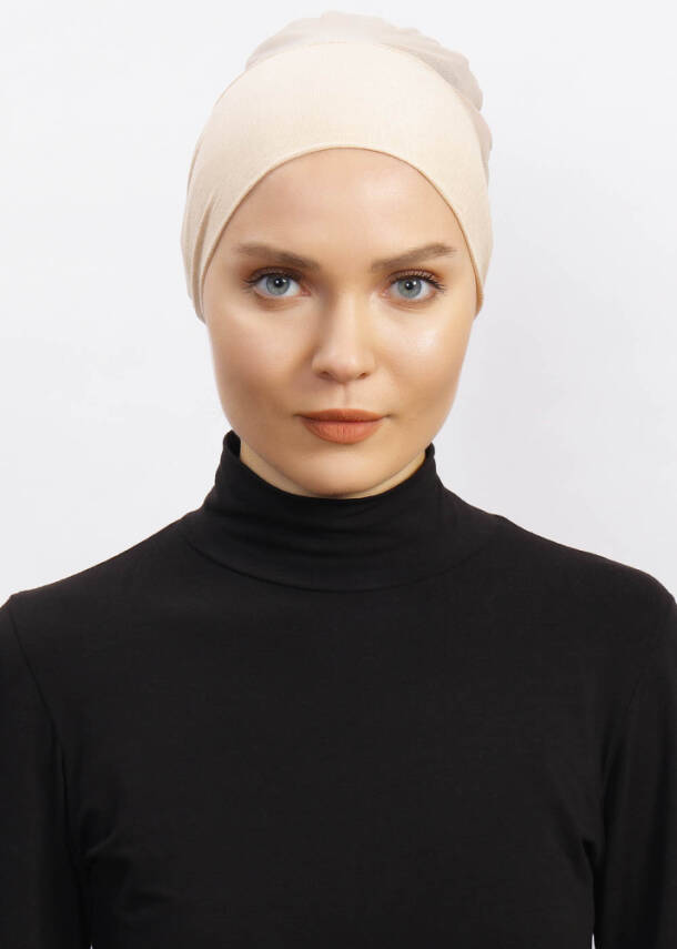 Hava Alan Tesettür Tüllü Bone - 30