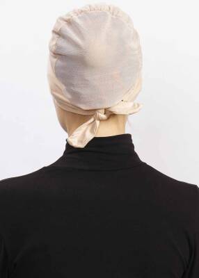 Hava Alan Tesettür Tüllü Bone - 32