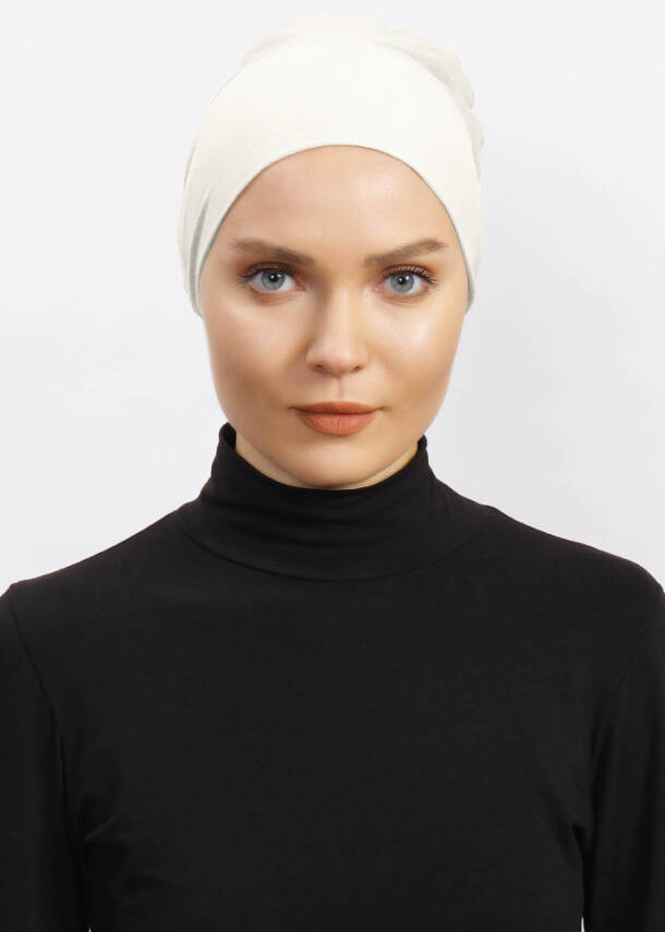 Hava Alan Tesettür Tüllü Bone - 33