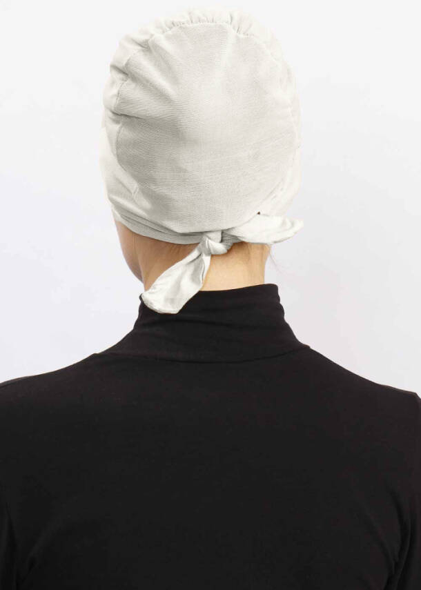 Hava Alan Tesettür Tüllü Bone - 34