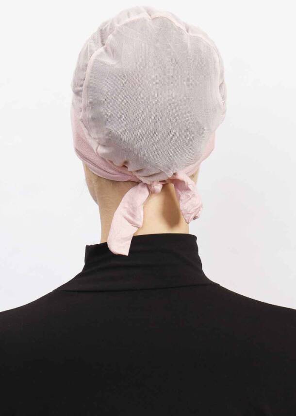 Hava Alan Tesettür Tüllü Bone - 36