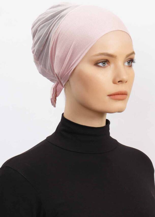 Hava Alan Tesettür Tüllü Bone - 2