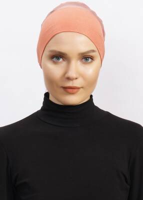 Hava Alan Tesettür Tüllü Bone - 41