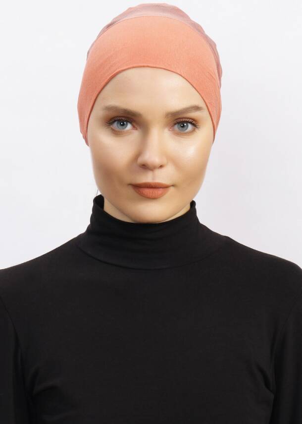 Hava Alan Tesettür Tüllü Bone - 41