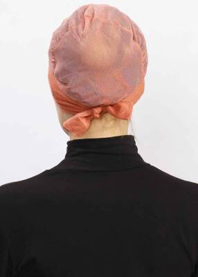 Hava Alan Tesettür Tüllü Bone - 42