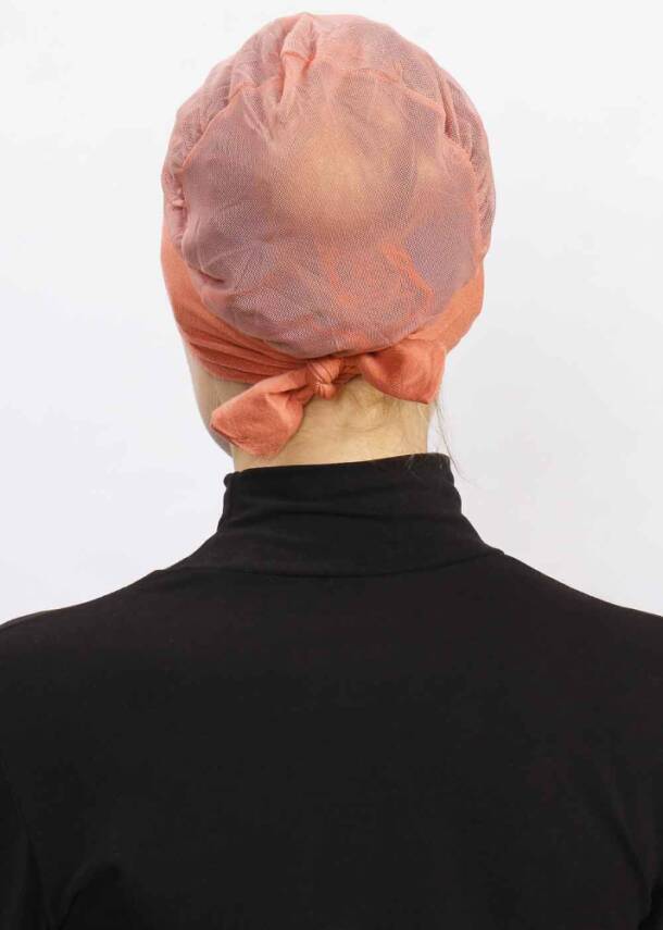 Hava Alan Tesettür Tüllü Bone - 42