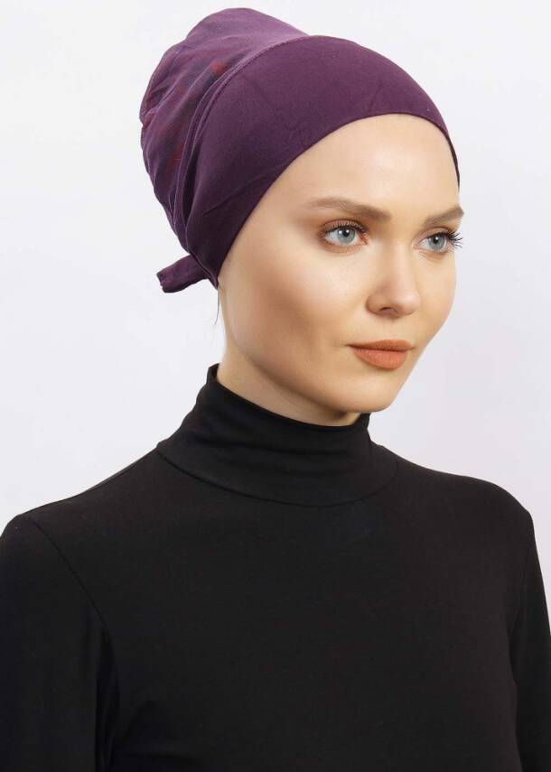 Hava Alan Tesettür Tüllü Bone - 45