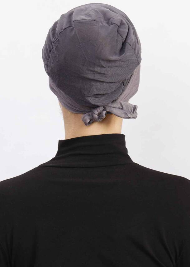 Hava Alan Tesettür Tüllü Bone - 59