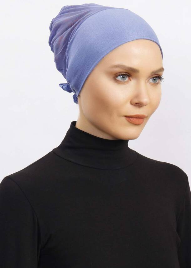 Hava Alan Tesettür Tüllü Bone - 63