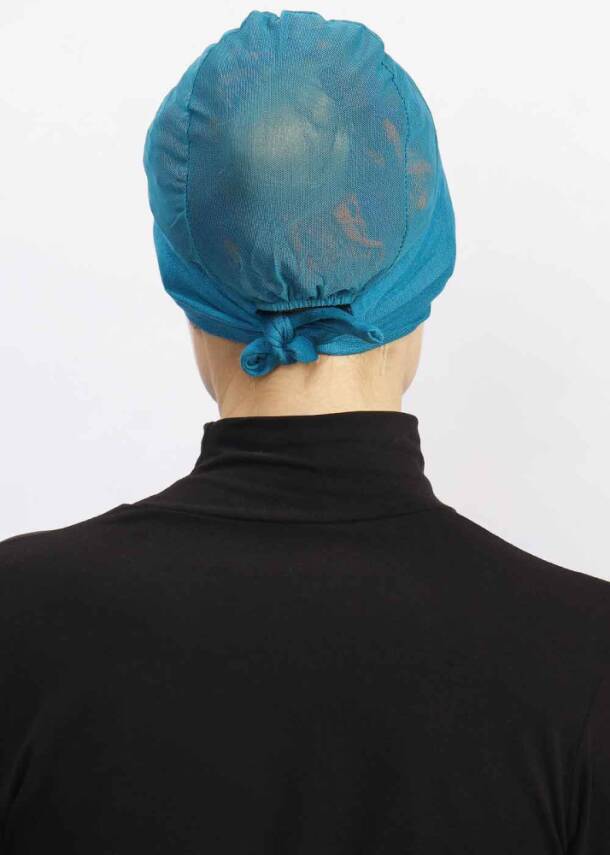 Hava Alan Tesettür Tüllü Bone - 77