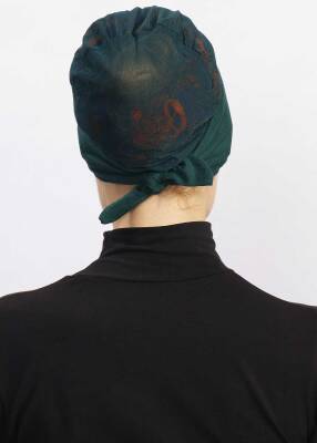 Hava Alan Tesettür Tüllü Bone - 86