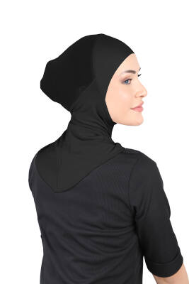 Hava Alan Tesettür Tüllü Boyunluklu Bone - 6