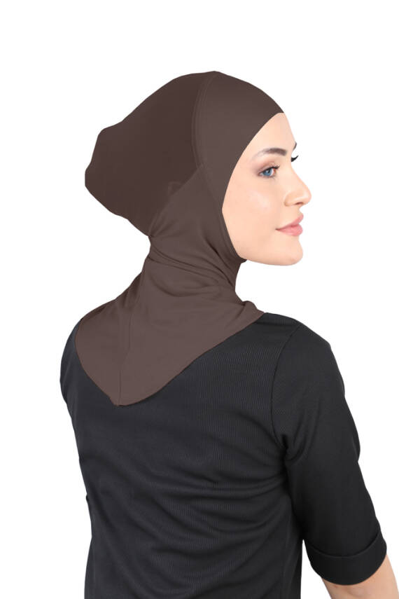 Hava Alan Tesettür Tüllü Boyunluklu Bone - 26