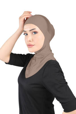 Hava Alan Tesettür Tüllü Boyunluklu Bone - 29