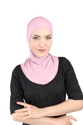 Hava Alan Tesettür Tüllü Boyunluklu Bone - 46