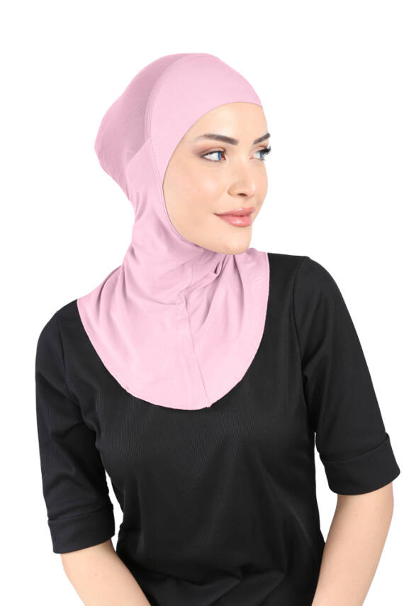 Hava Alan Tesettür Tüllü Boyunluklu Bone - 47