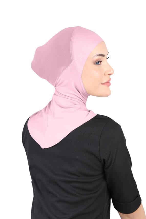 Hava Alan Tesettür Tüllü Boyunluklu Bone - 49