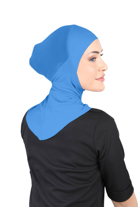 Hava Alan Tesettür Tüllü Boyunluklu Bone - 53