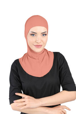 Hava Alan Tesettür Tüllü Boyunluklu Bone - 54