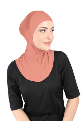 Hava Alan Tesettür Tüllü Boyunluklu Bone - 55