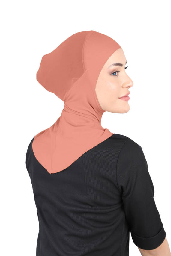 Hava Alan Tesettür Tüllü Boyunluklu Bone - 57