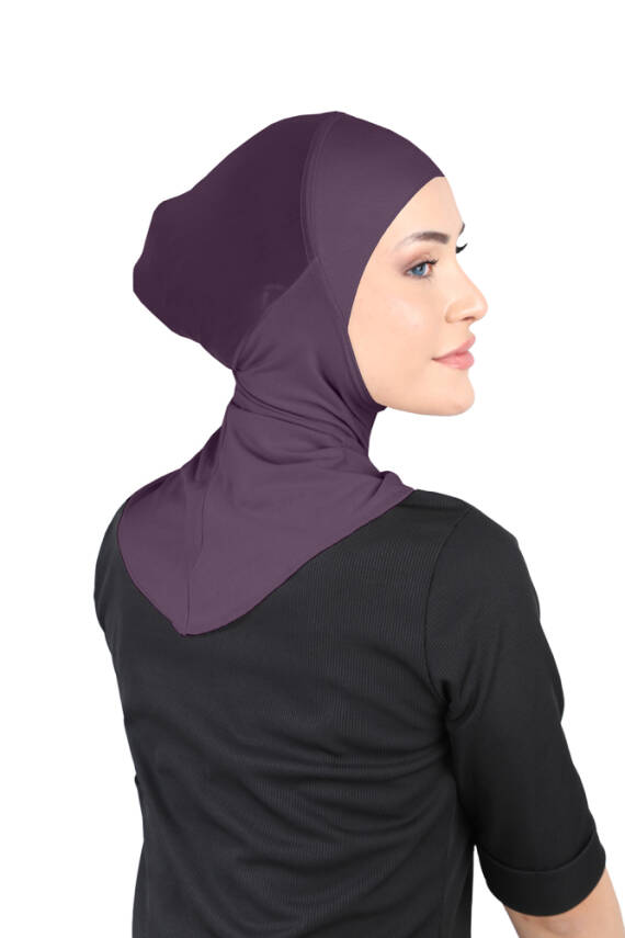 Hava Alan Tesettür Tüllü Boyunluklu Bone - 61