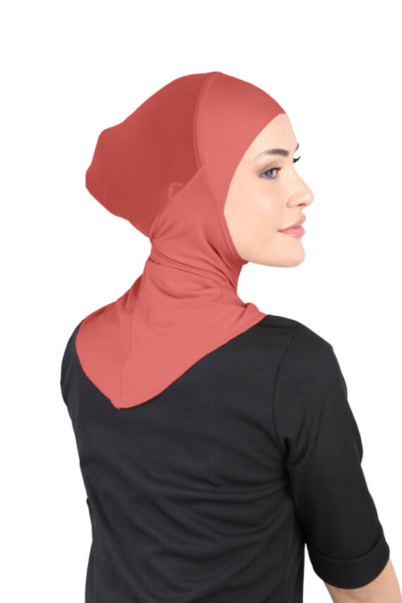 Hava Alan Tesettür Tüllü Boyunluklu Bone - 69