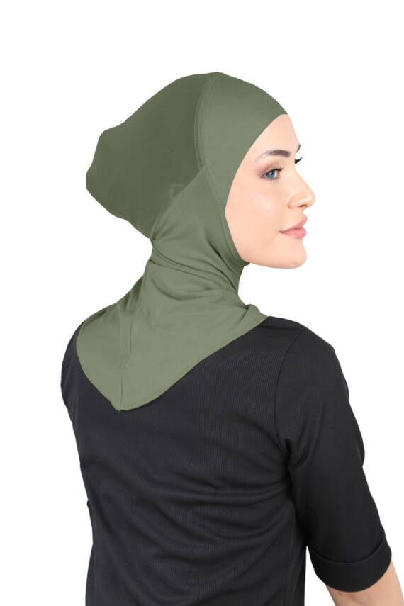 Hava Alan Tesettür Tüllü Boyunluklu Bone - 73