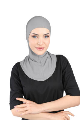 Hava Alan Tesettür Tüllü Boyunluklu Bone - 78